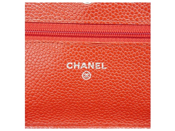 Portafoglio a spalla con catena Chanel Matelassé Rosso - vista 5