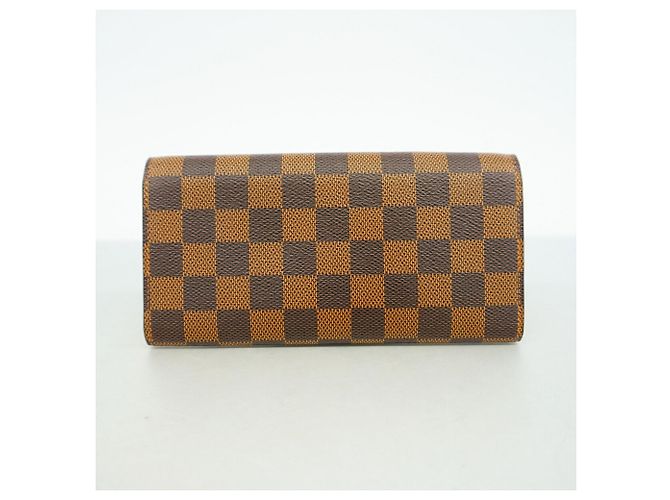 Louis Vuitton Damier Portefeuille Emilie Long Wallet Rosso - vista 8