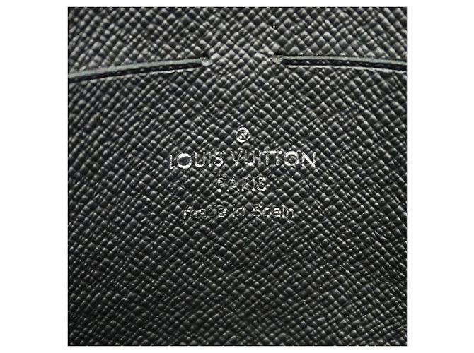 Louis Vuitton Monogram Eclipse Pochette Voyage MM Clutch Bag Nero - vista 5