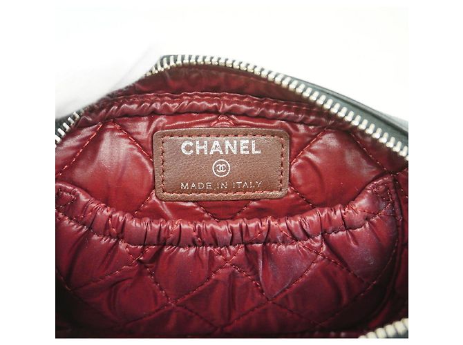Pouch Chanel Matelassé in pelle d'agnello - Black Nero - vista 5