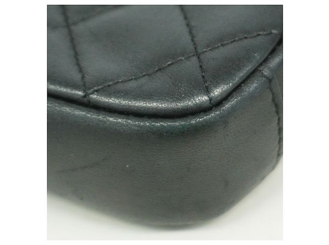 Pouch Chanel Matelassé in pelle d'agnello - Black Nero - vista 6
