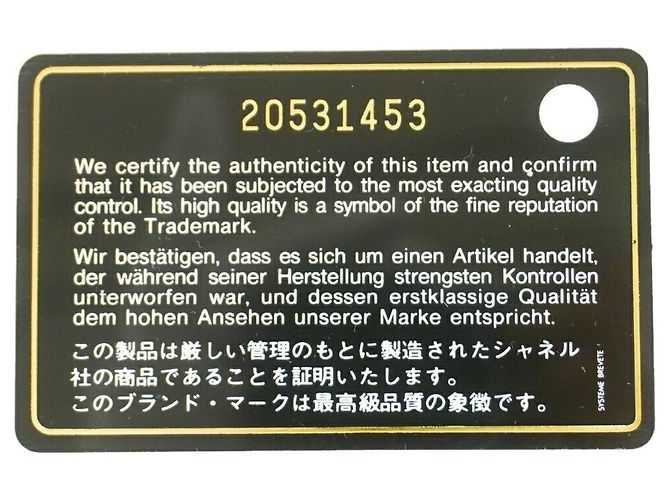 Chanel Ivory Langbeutel Roh - Ansicht 9