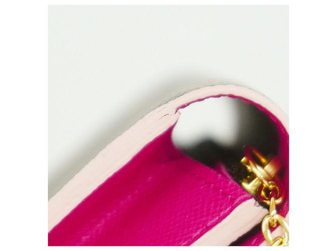 Louis Vuitton Monogram Portefeuille Emilie Long Wallet Marrone Rosa - vista 5