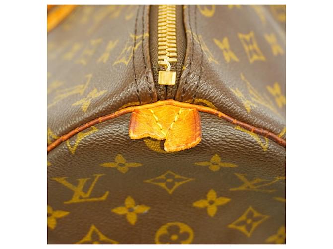 Borsa Louis Vuitton Boston Monogram Keepall 45 Marrone - vista 10