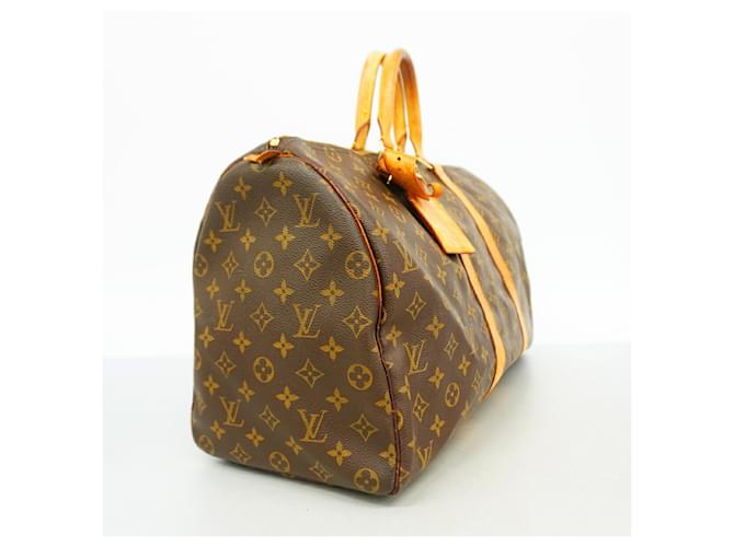Borsa Louis Vuitton Boston Monogram Keepall 45 Marrone - vista 2