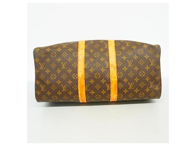 Borsa Louis Vuitton Boston Monogram Keepall 45 Marrone - vista 3