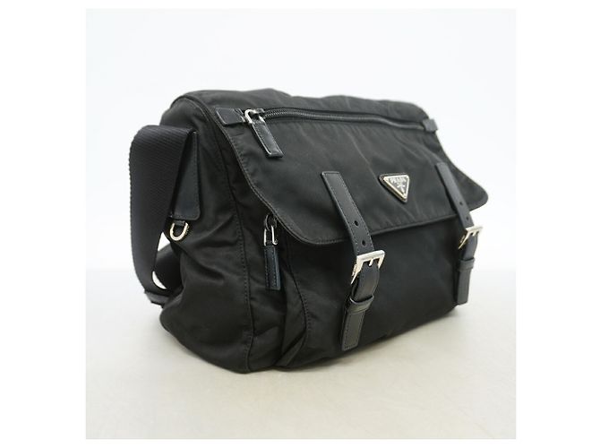 Bolso de hombro Prada de nailon Tessuto Negro - vista 2