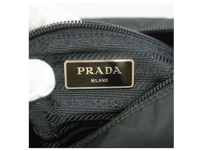 Bolso de hombro Prada de nailon Tessuto Negro - vista 5