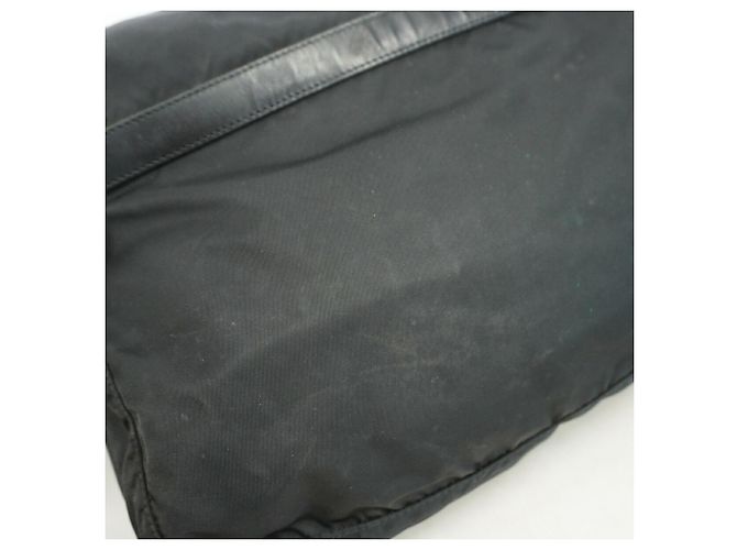 Bolso de hombro Prada de nailon Tessuto Negro - vista 7