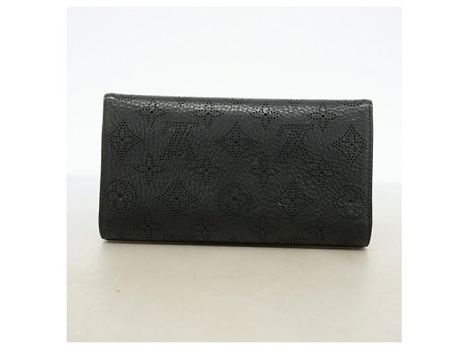Louis Vuitton Mahina Portefeuille Amelia Long Wallet Nero - vista 9