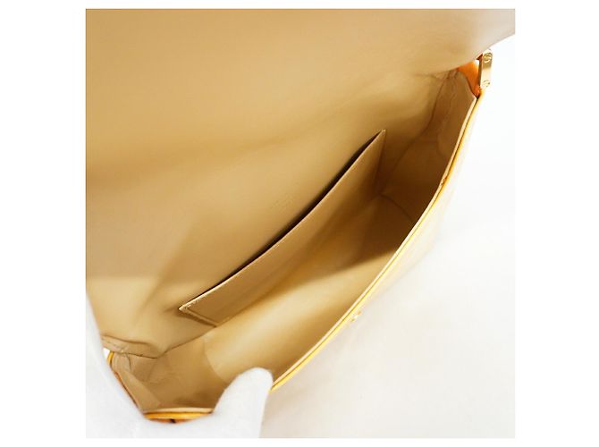 Borsa a tracolla Louis Vuitton Vernis Thompson Street Beige - vista 4
