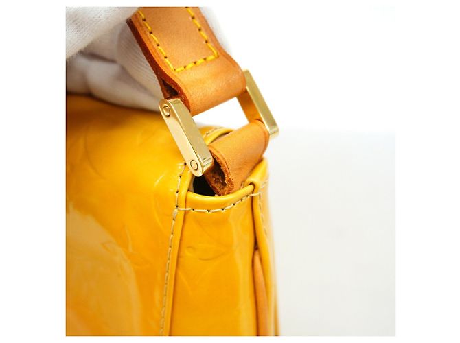 Borsa a tracolla Louis Vuitton Vernis Thompson Street Beige - vista 8
