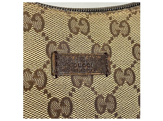 Borsa a tracolla Gucci GG Canvas Sherry Line Marrone - vista 13