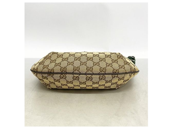 Borsa a tracolla Gucci GG Canvas Sherry Line Marrone - vista 3