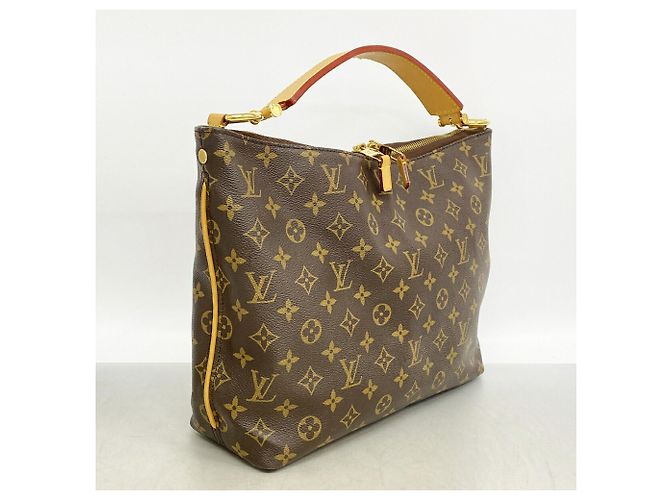 Borsa Tote Louis Vuitton Monogram Suli PM Marrone - vista 2