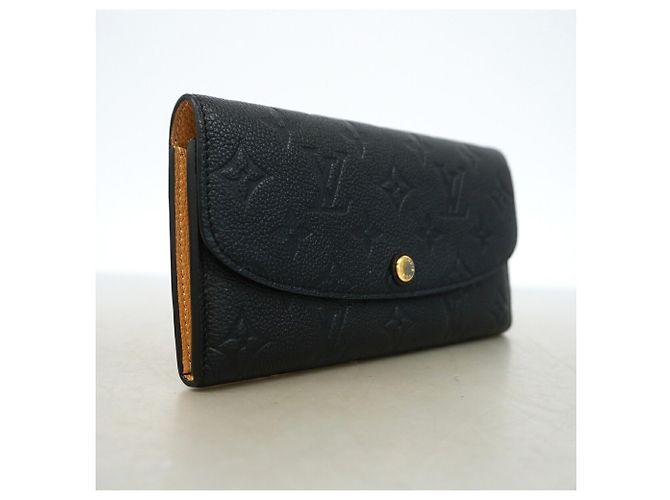 Louis Vuitton Monogram Empreinte Portefeuille Emilie Long Wallet Nero - vista 2