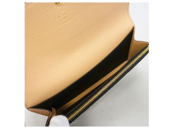 Louis Vuitton Monogram Empreinte Portefeuille Emilie Long Wallet Nero - vista 4