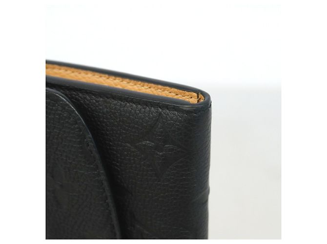 Louis Vuitton Monogram Empreinte Portefeuille Emilie Long Wallet Nero - vista 6