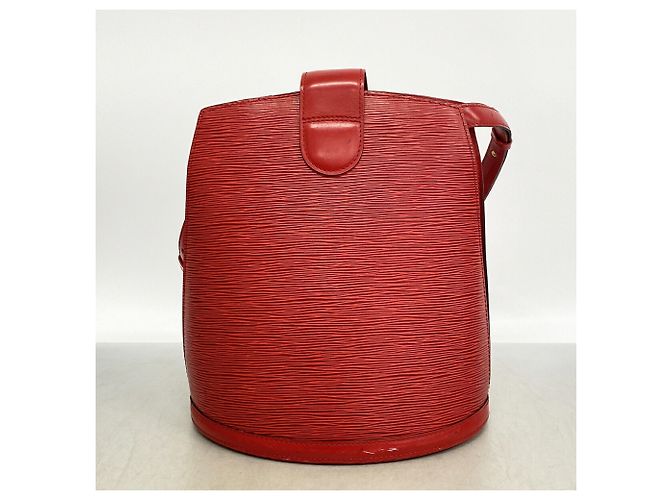 Borsa a tracolla Louis Vuitton Epi Cluny Rosso - vista 12