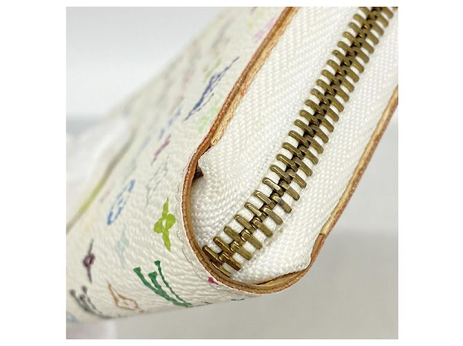Louis Vuitton Monogram Multicolor Zippy Wallet Weiß - Ansicht 6