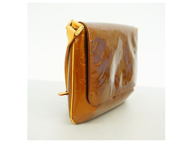 Borsa a tracolla Louis Vuitton Vernis Thompson Street Bronzo - vista 2