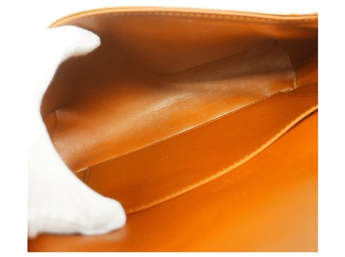 Borsa a tracolla Louis Vuitton Vernis Thompson Street Bronzo - vista 4