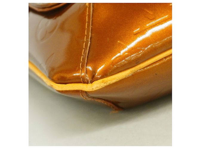 Borsa a tracolla Louis Vuitton Vernis Thompson Street Bronzo - vista 6