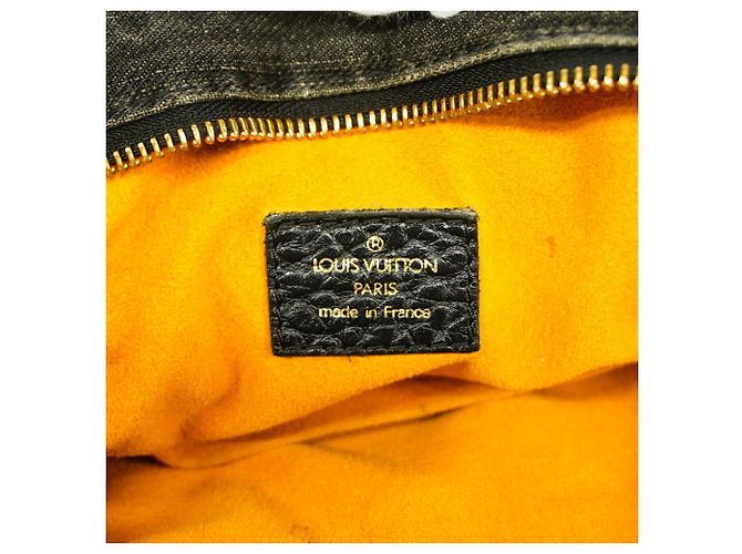 Borsa Louis Vuitton Monogram Denim Neo Cavie MM Nero - vista 5