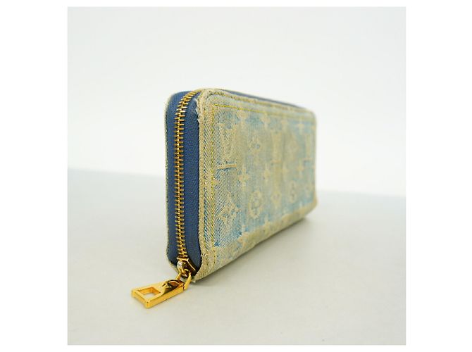 Cartera Zippy Louis Vuitton Monogram Denim LV Remix Azul - vista 2