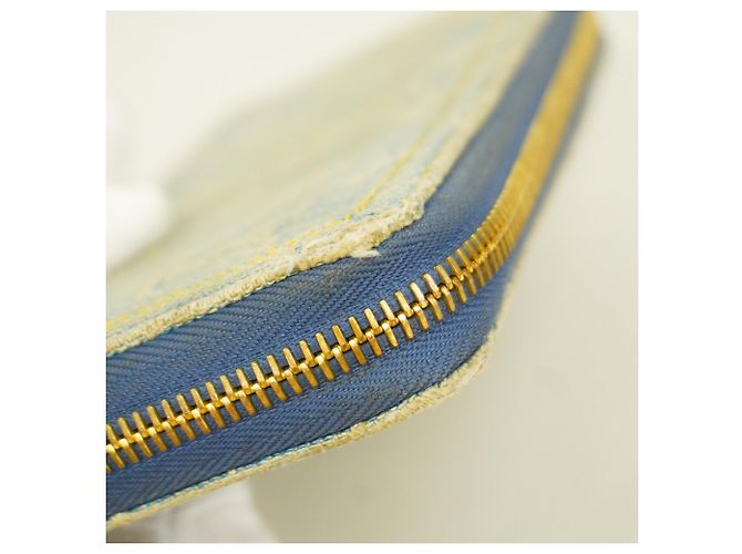 Cartera Zippy Louis Vuitton Monogram Denim LV Remix Azul - vista 5