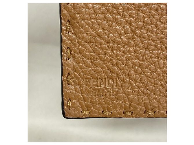 Fendi Selleria Leder-Langbrieftasche Braun - Ansicht 4