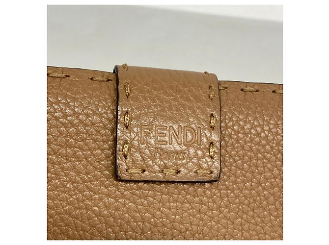 Fendi Selleria Leder-Langbrieftasche Braun - Ansicht 8