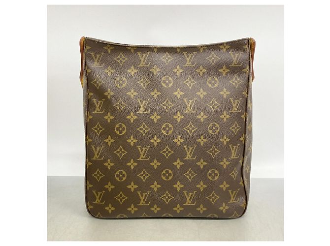 Bolso de hombro Louis Vuitton Monogram Looping GM Castaño - vista 11