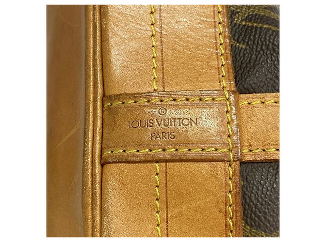 Borsa a tracolla Louis Vuitton Monogram Noe Marrone - vista 5