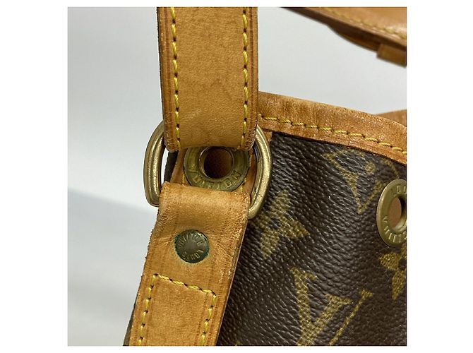 Borsa a tracolla Louis Vuitton Monogram Noe Marrone - vista 9