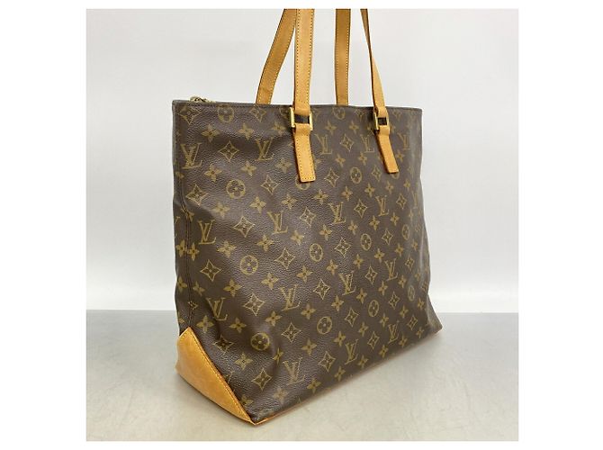 Borsa Cabas Mezzo Monogram Louis Vuitton Marrone - vista 2