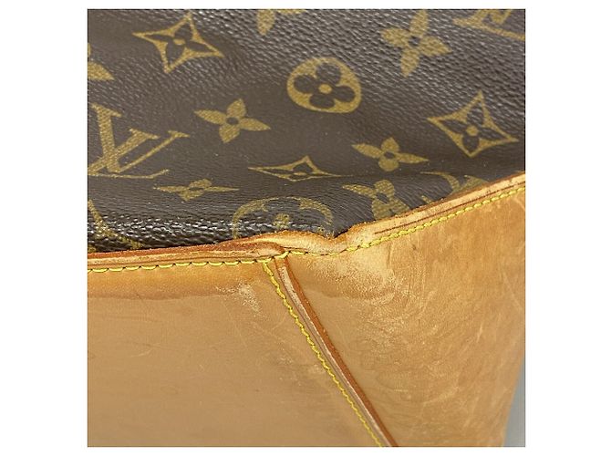 Borsa Cabas Mezzo Monogram Louis Vuitton Marrone - vista 7