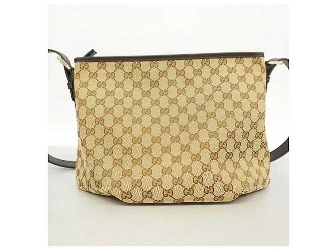 Borsa a tracolla Gucci GG Canvas Marrone - vista 8