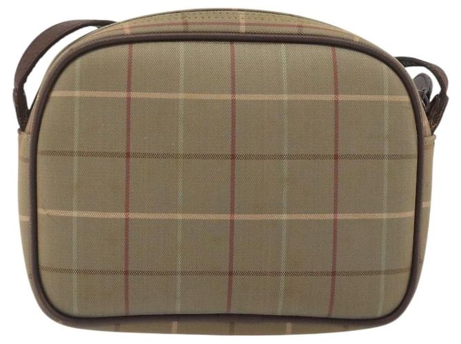 Borsa a tracolla Burberry Nova Check in tela Beige - vista 2