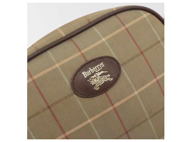 Borsa a tracolla Burberry Nova Check in tela Beige - vista 6