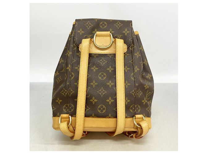 Zaino Louis Vuitton Monogram Montsouris MM Marrone - vista 12