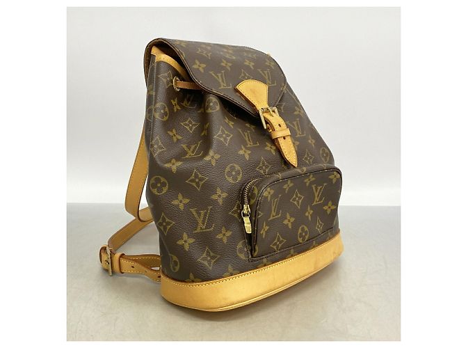 Zaino Louis Vuitton Monogram Montsouris MM Marrone - vista 2