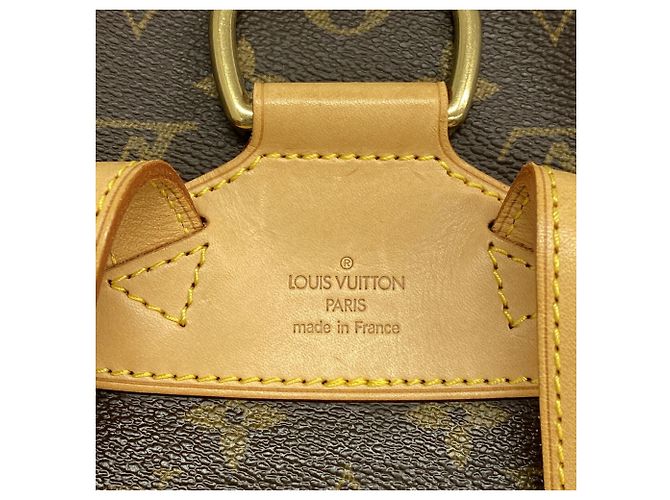 Zaino Louis Vuitton Monogram Montsouris MM Marrone - vista 5