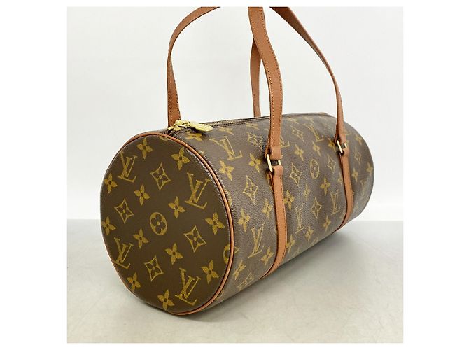 Borsa Louis Vuitton Monogram Papillon 30 Marrone - vista 2