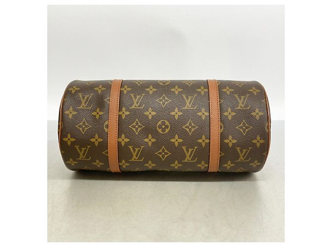 Borsa Louis Vuitton Monogram Papillon 30 Marrone - vista 3