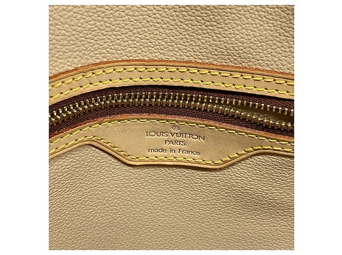 Borsa Tote Louis Vuitton Monogram Bucket PM Marrone - vista 5