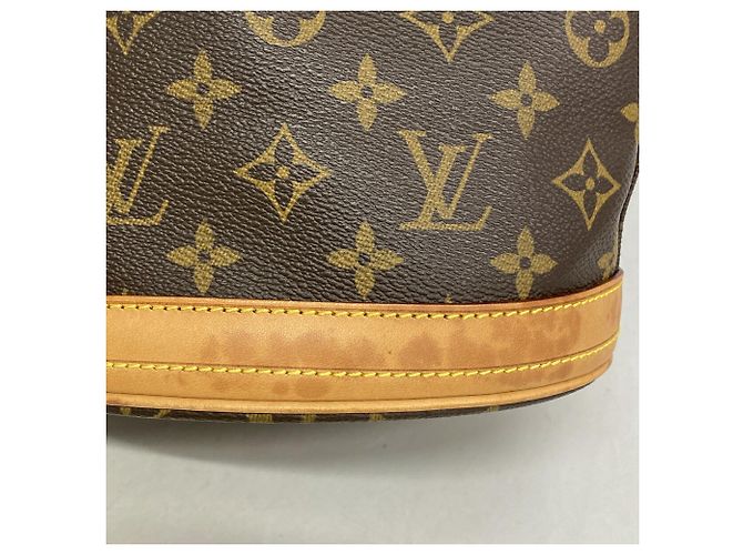 Borsa Tote Louis Vuitton Monogram Bucket PM Marrone - vista 6
