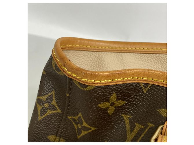 Borsa Tote Louis Vuitton Monogram Bucket PM Marrone - vista 7