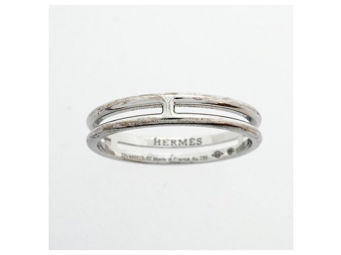 Hermès Hermes Ariane Band Ring in 18K White Gold - view 2