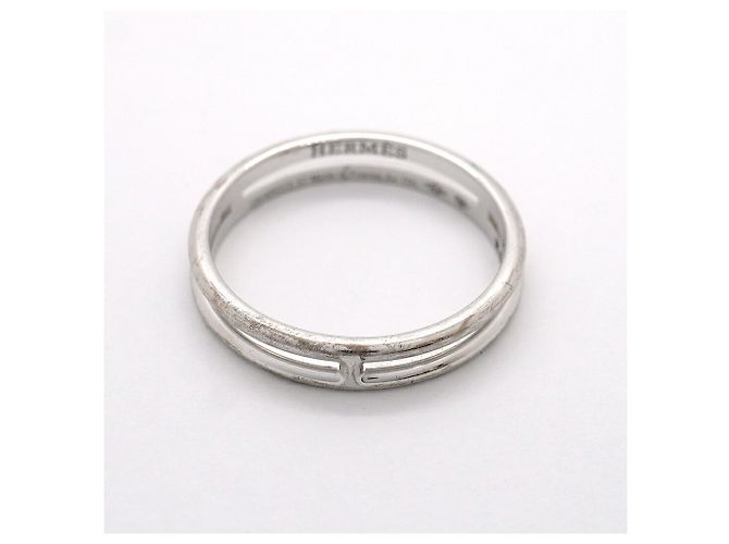 Hermès Hermes Ariane Band Ring in 18K White Gold - view 3